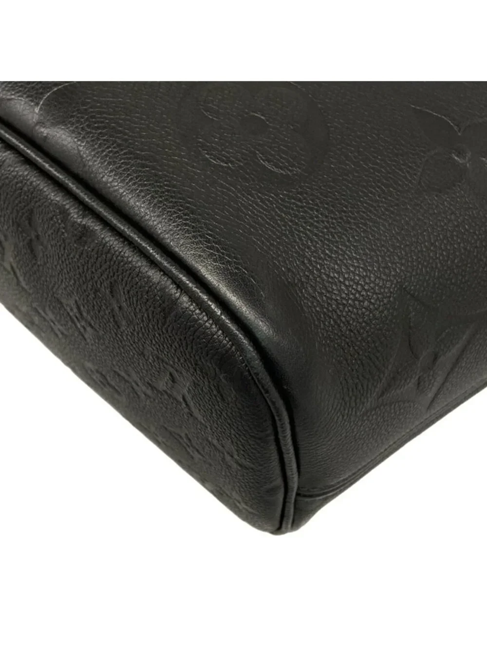 Louis Vuitton Tote Bag Monogram Empreinte Neverfull MM Noir Leather Cowhide